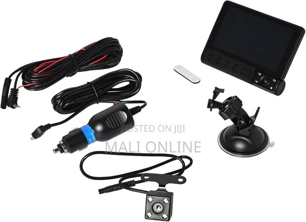 4 Inch Mirror Dash Camera Car Reverse Camera 360° Wide Angle - main view