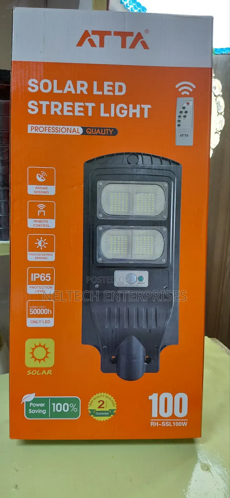Solar Street Lights 100 WLTS