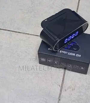 Wifi Table Clock Camera Hidden Spy