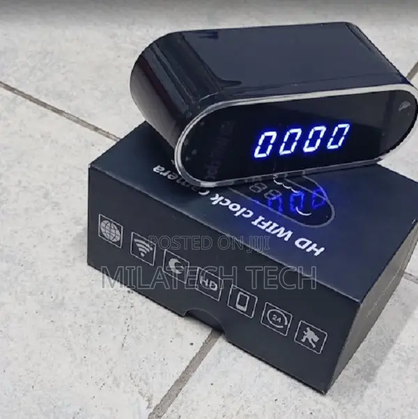 Wifi Table Clock Camera Hidden Spy Camera W.000