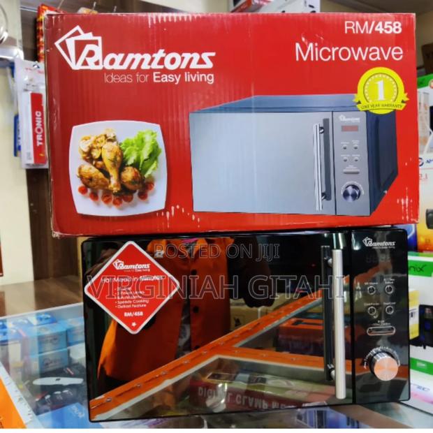 
*Ramtons 20litres Digital Microwave Rm 458 (Silver Glass) 