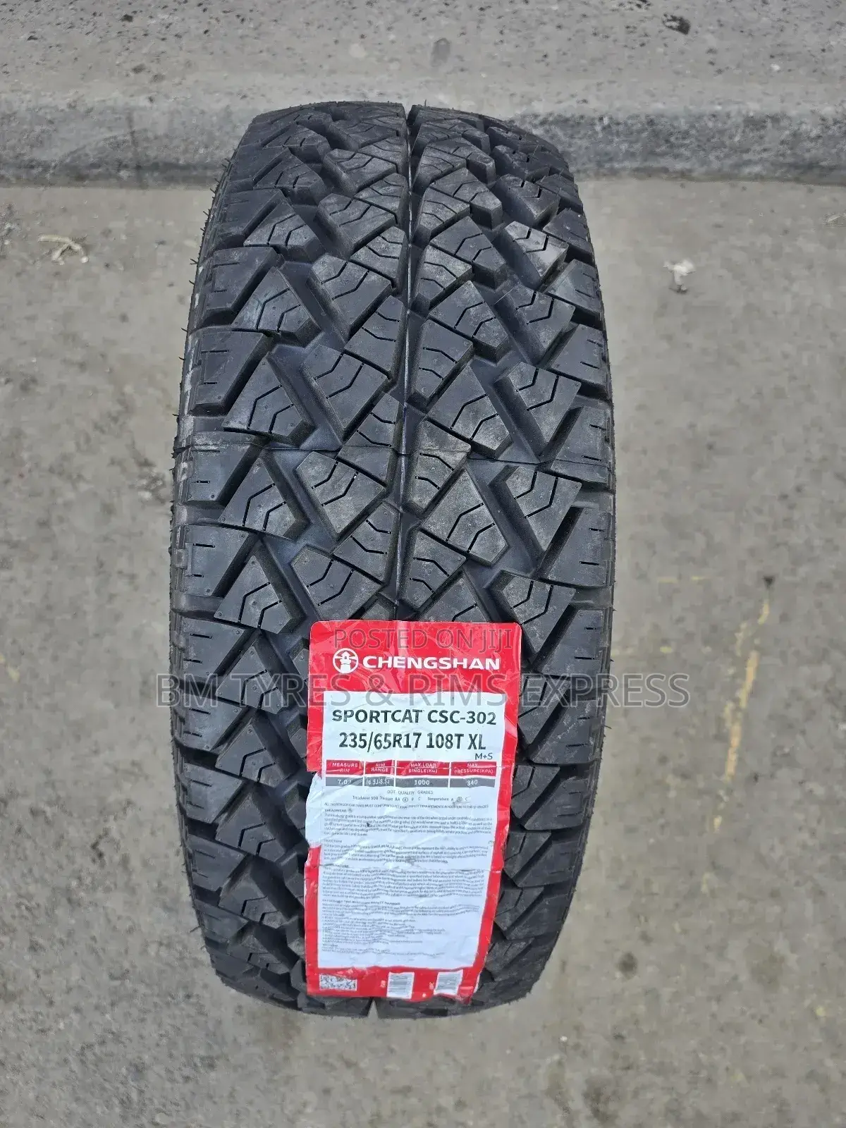 235 /65 R17 Chengshan Tyres (All Terrein)