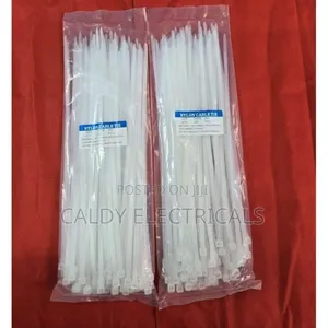 Quality White 5*250 Natural Nylon Cable Zip Ties