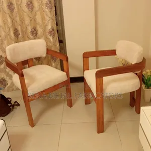 Mahogany Chairs With Upholstered Fabric,Classy and Durable
