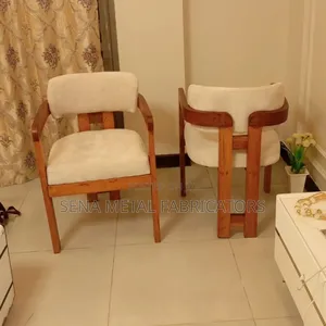 Mahogany Chairs With Upholstered Fabric,Classy and Durable