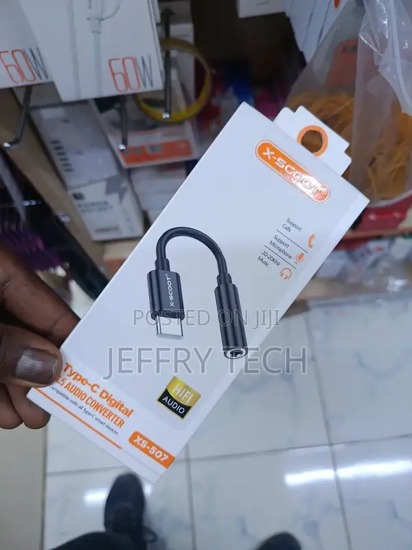 X-Scoot Type-C to 3.5mm Audio Adapter, Black