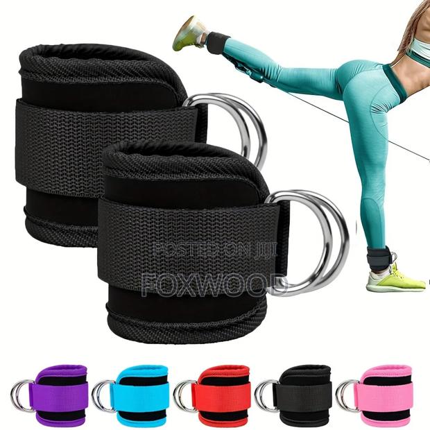 2pcs Ankle Straps for Cable Machines Kickbacks - - thumbnail 4