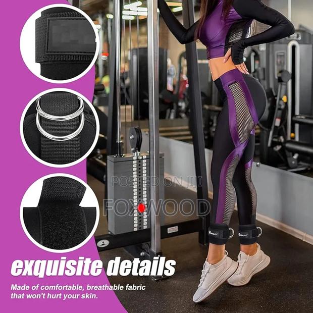 2pcs Ankle Straps for Cable Machines Kickbacks - - thumbnail 5