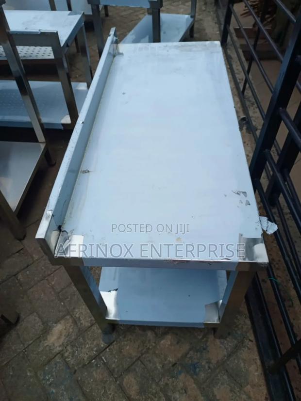 5 Feets Stainless Steel Working Table. One Under Shelf - main view