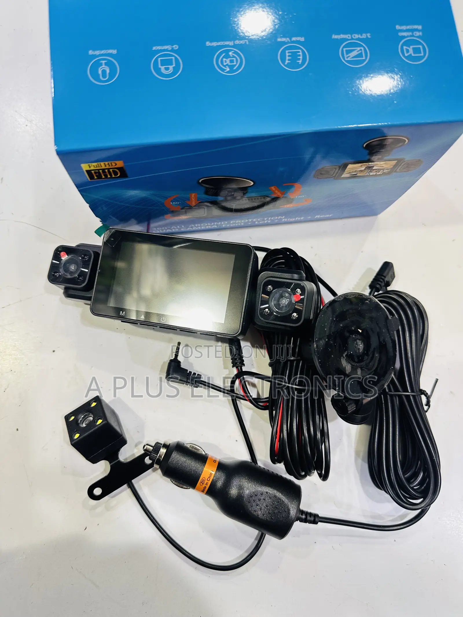 S22 4 Lens Dash Camera – Hd Car Security Driving Recorder