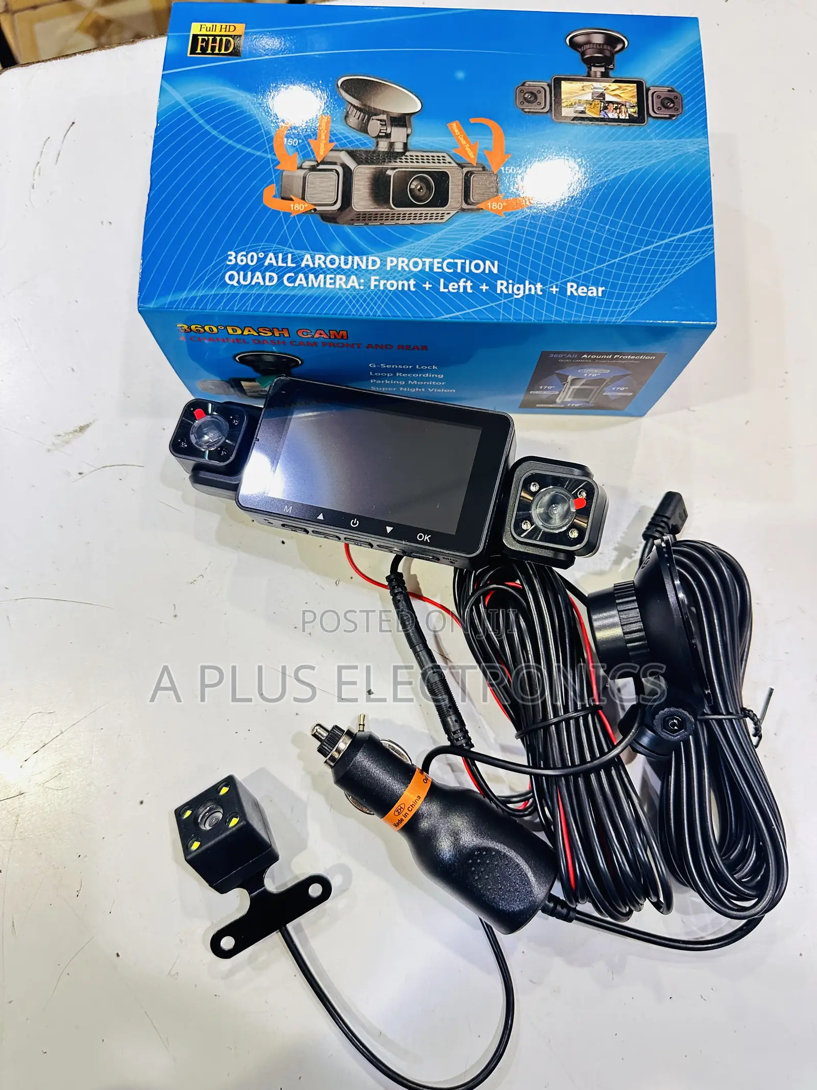 S22 4 Lens Dash Camera – Hd Car Security Driving Recorder