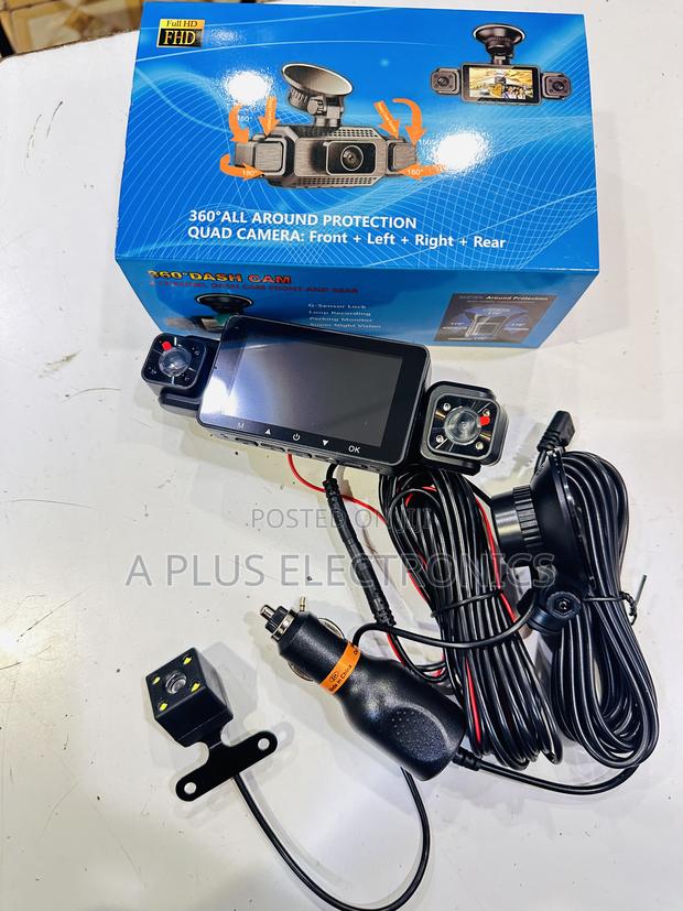 S22 4 Lens Dash Camera – Hd Car Security Driving Recorder