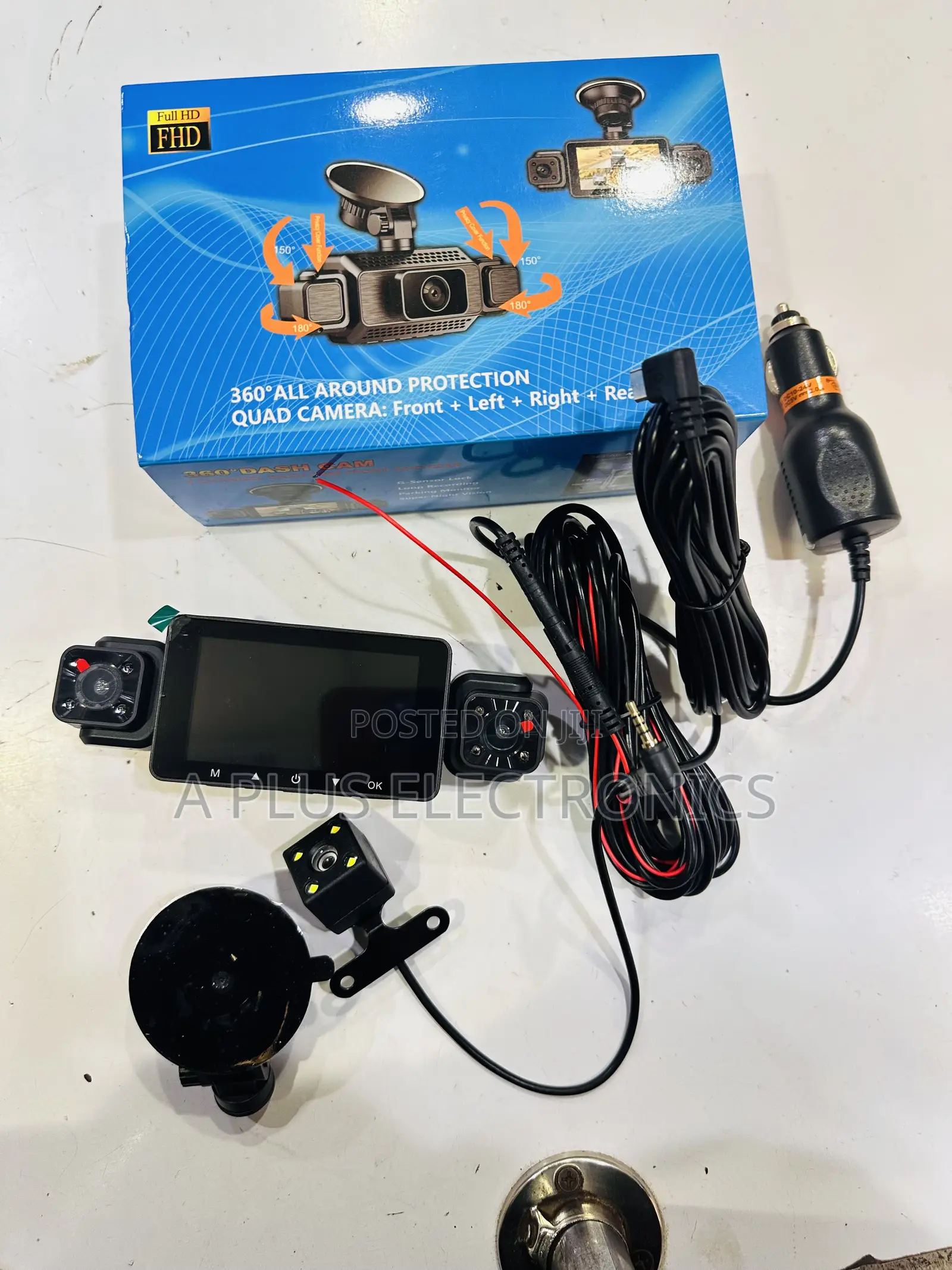 S22 4 Lens Dash Camera – Smart Vehicle Safety Camera