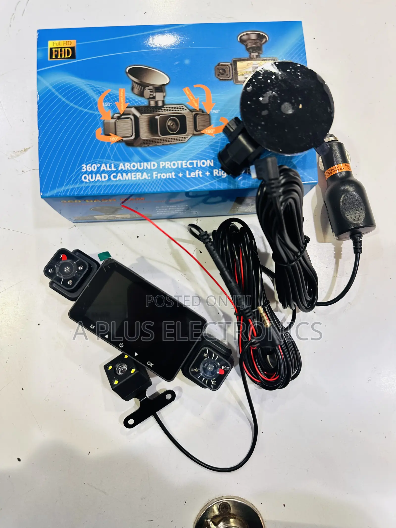 S22 4 Lens Dash Camera – All-Around Car Recording System