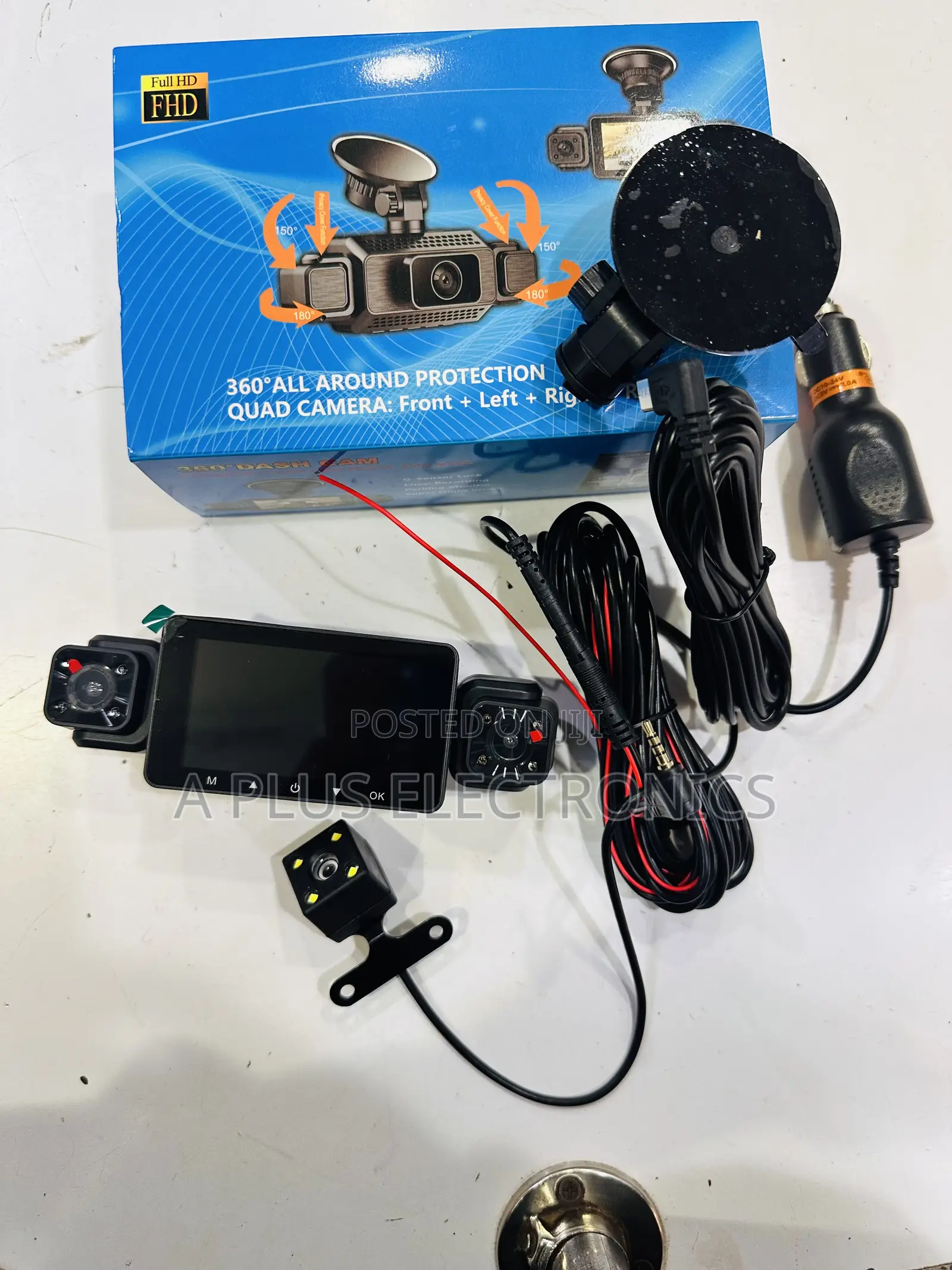 S22 4 Lens Dash Camera – All-Around Car Recording System