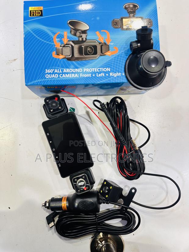 S22 4 Lens Dash Camera – Advanced Car Surveillance Camera - thumbnail 2