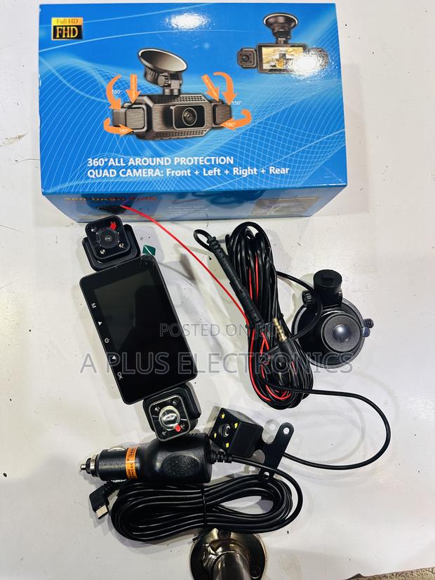 S22 4 Lens Dash Camera – Advanced Car Surveillance Camera