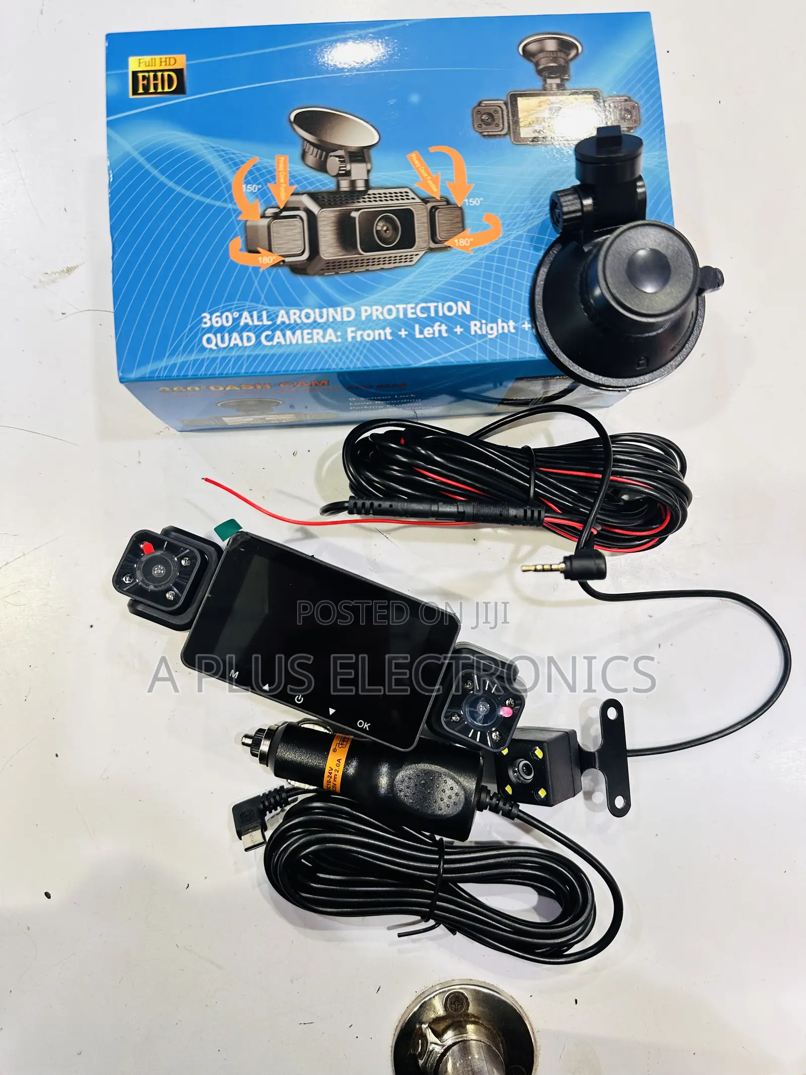 S22 4 Lens Dash Camera – Parking Driving Protection Camera