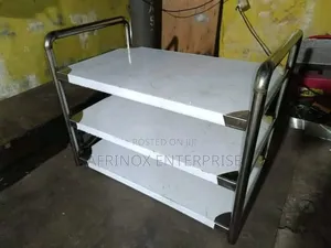 Stainless Steel Food Trolley, Service Trolley