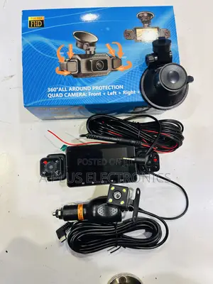 S22 4 Lens Dash Camera – Wide-Angle 360° Dash Cam