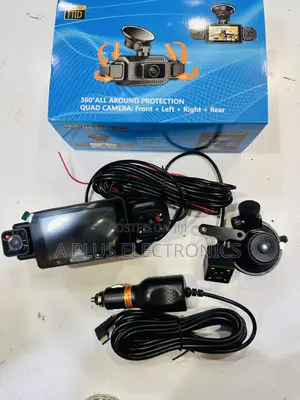 S22 4 Lens Dash Camera – Wide-Angle 360° Dash Cam