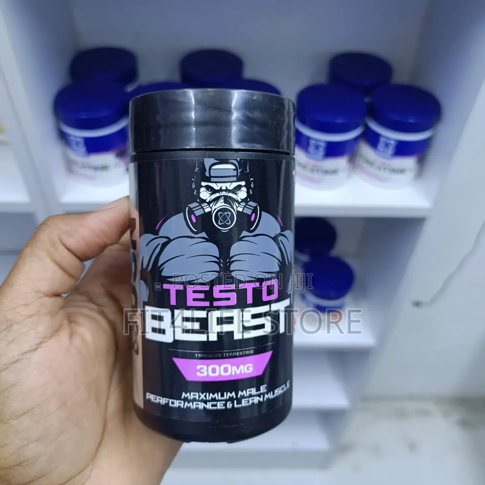 Testo Beast 300mg – Male Performance Strength Support Supplement