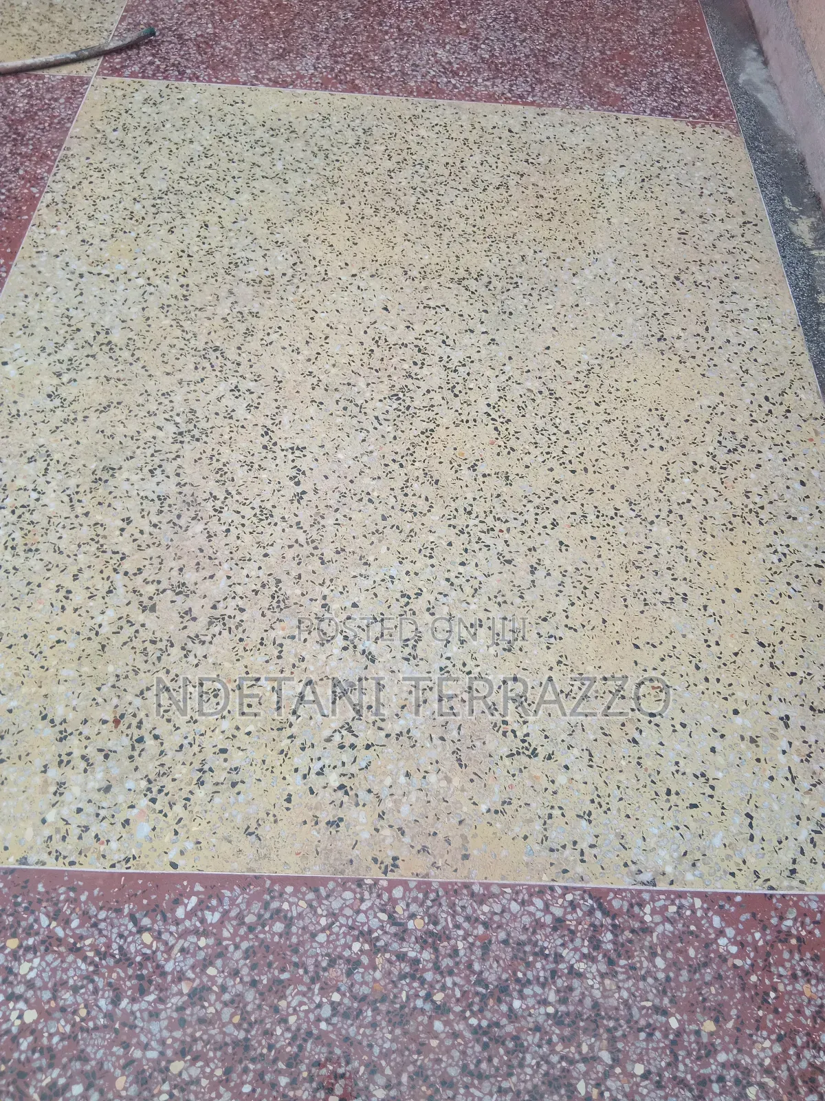 Terrazzo Cream/Red Installations
