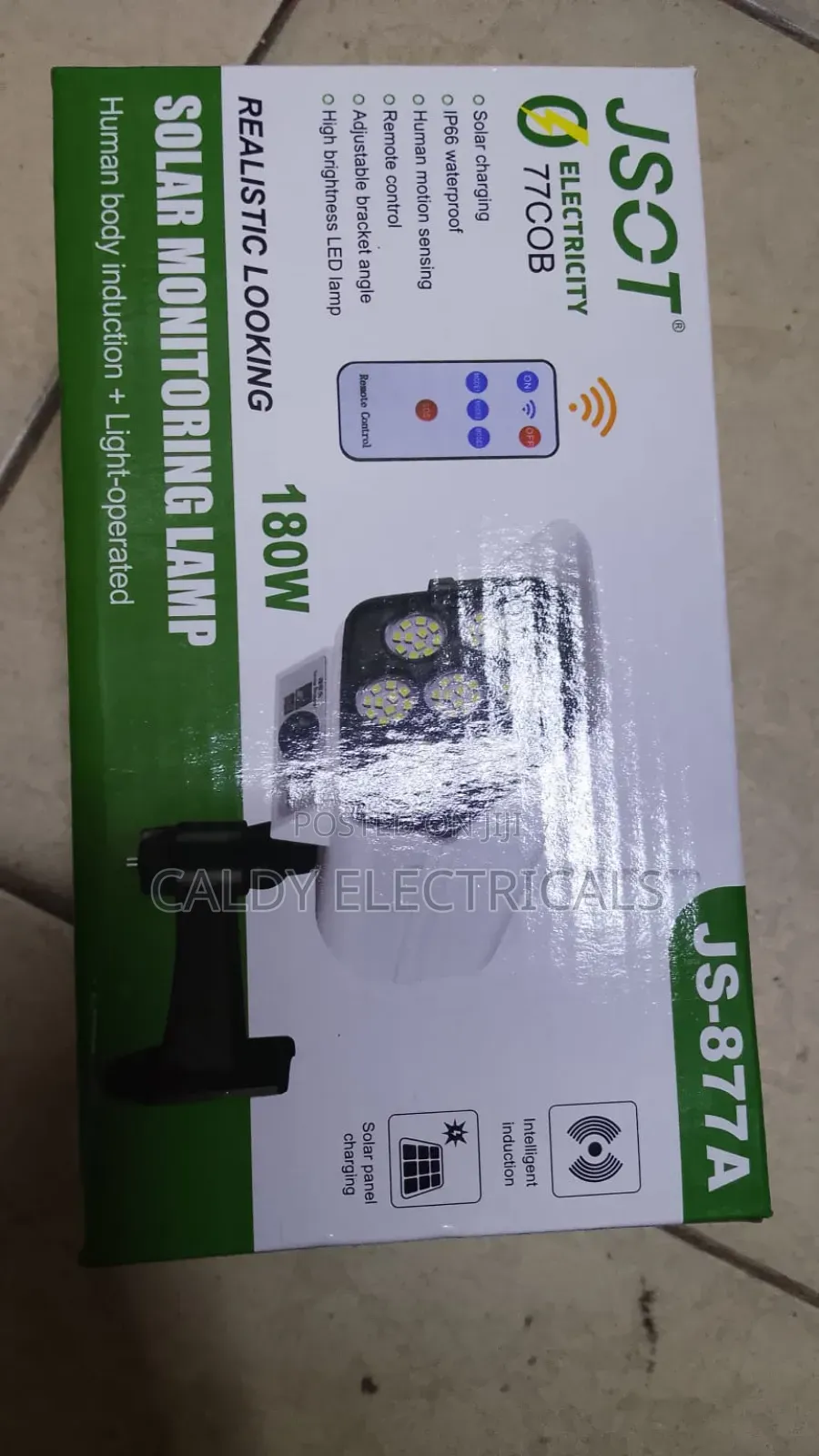 Damy Solar Monitoring Security Light With Motion Sensor