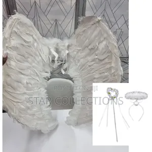 Big White Angel Wing Set
