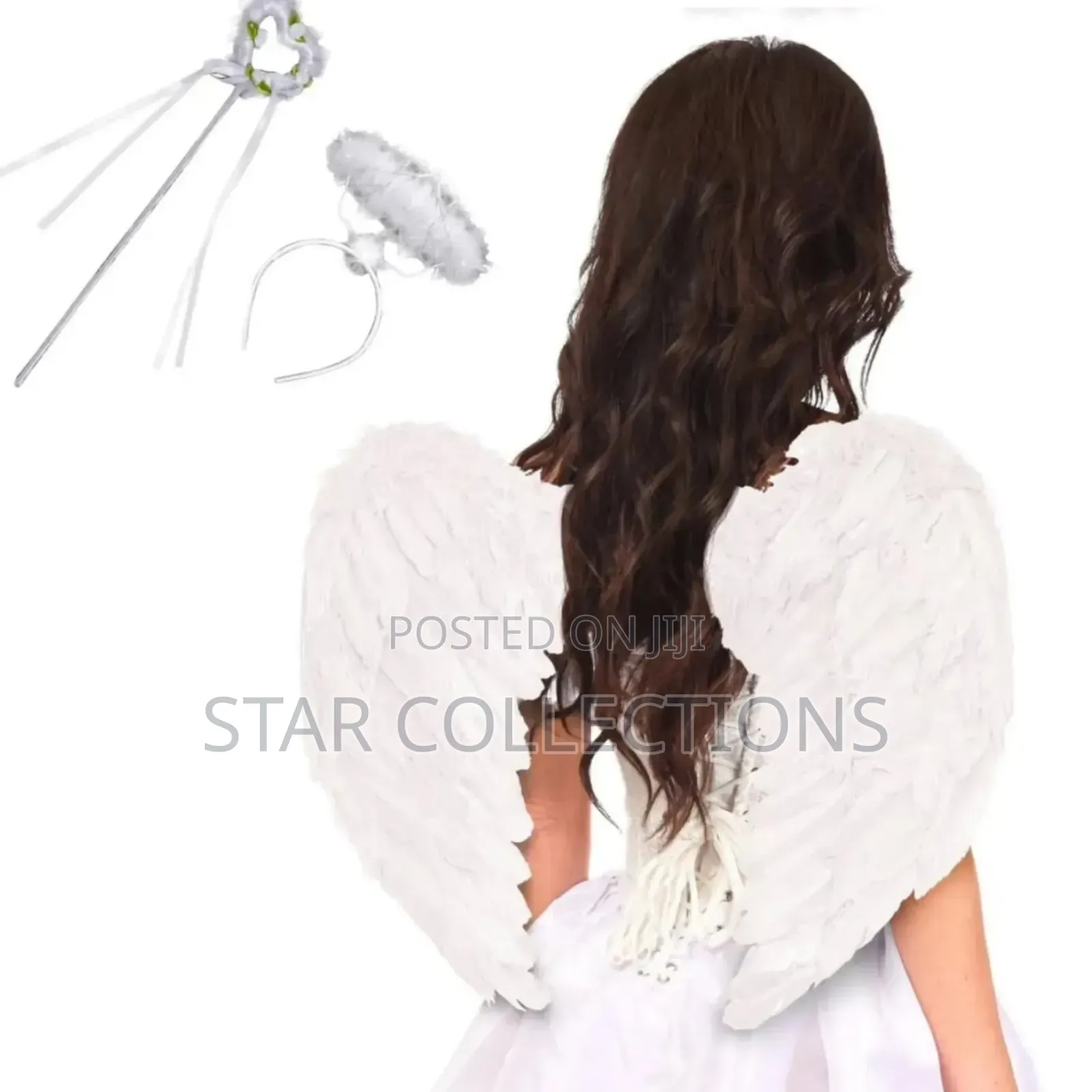 Big White Angel Wing Set