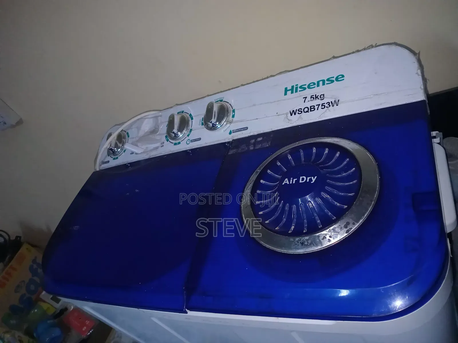 Hisence 7.5kg Twin Tub (6months Old) Mint Condition