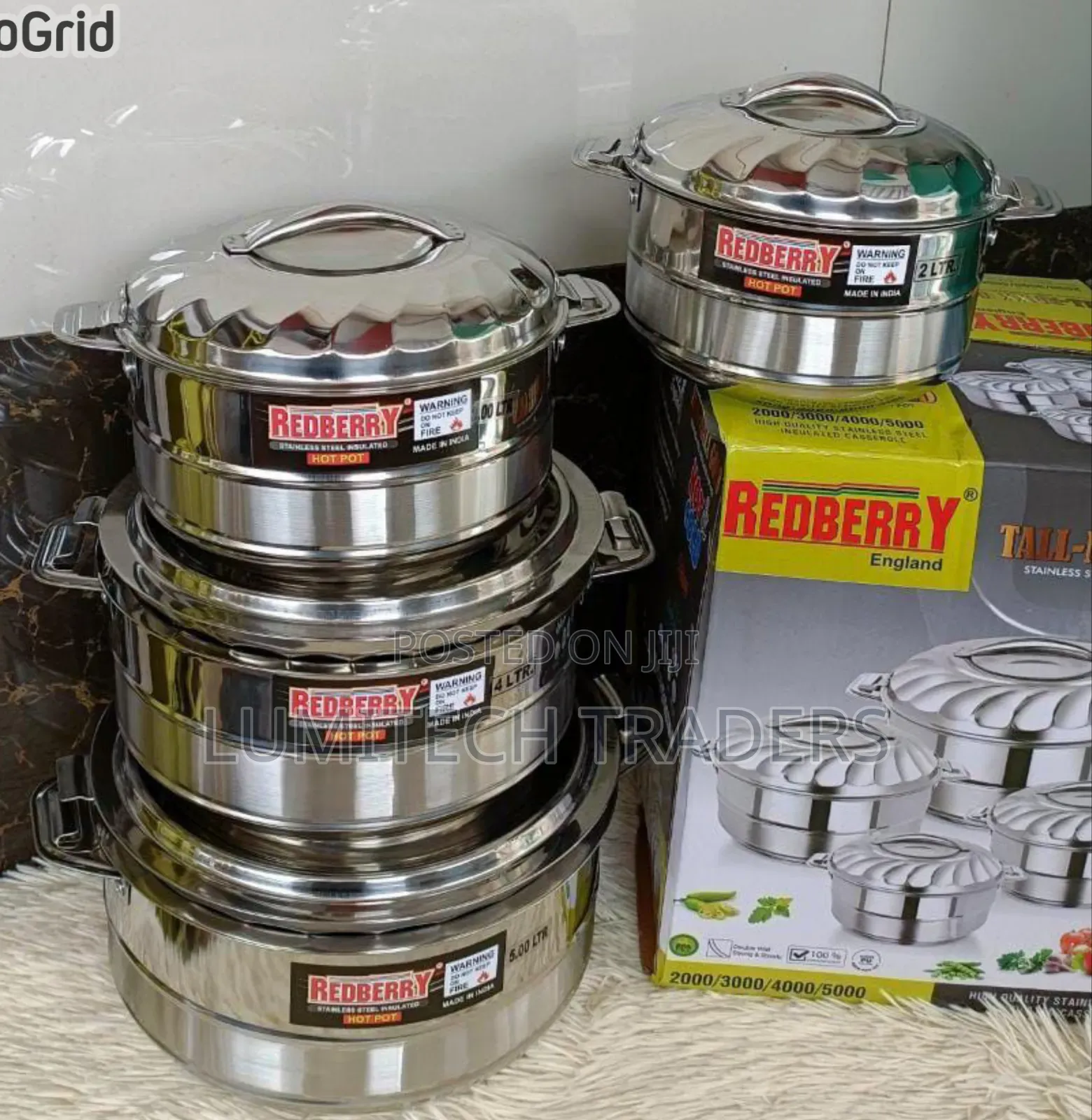 Redberry Tall-Max Set of 4 Hotpots