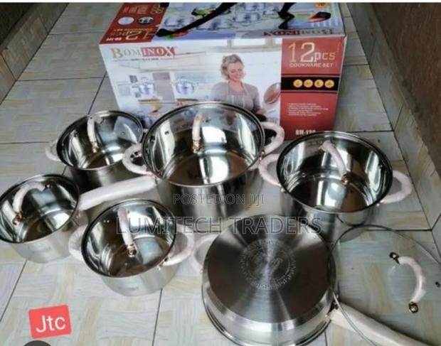 Bominox 12pc Stainless Steel Cookware Set - main view