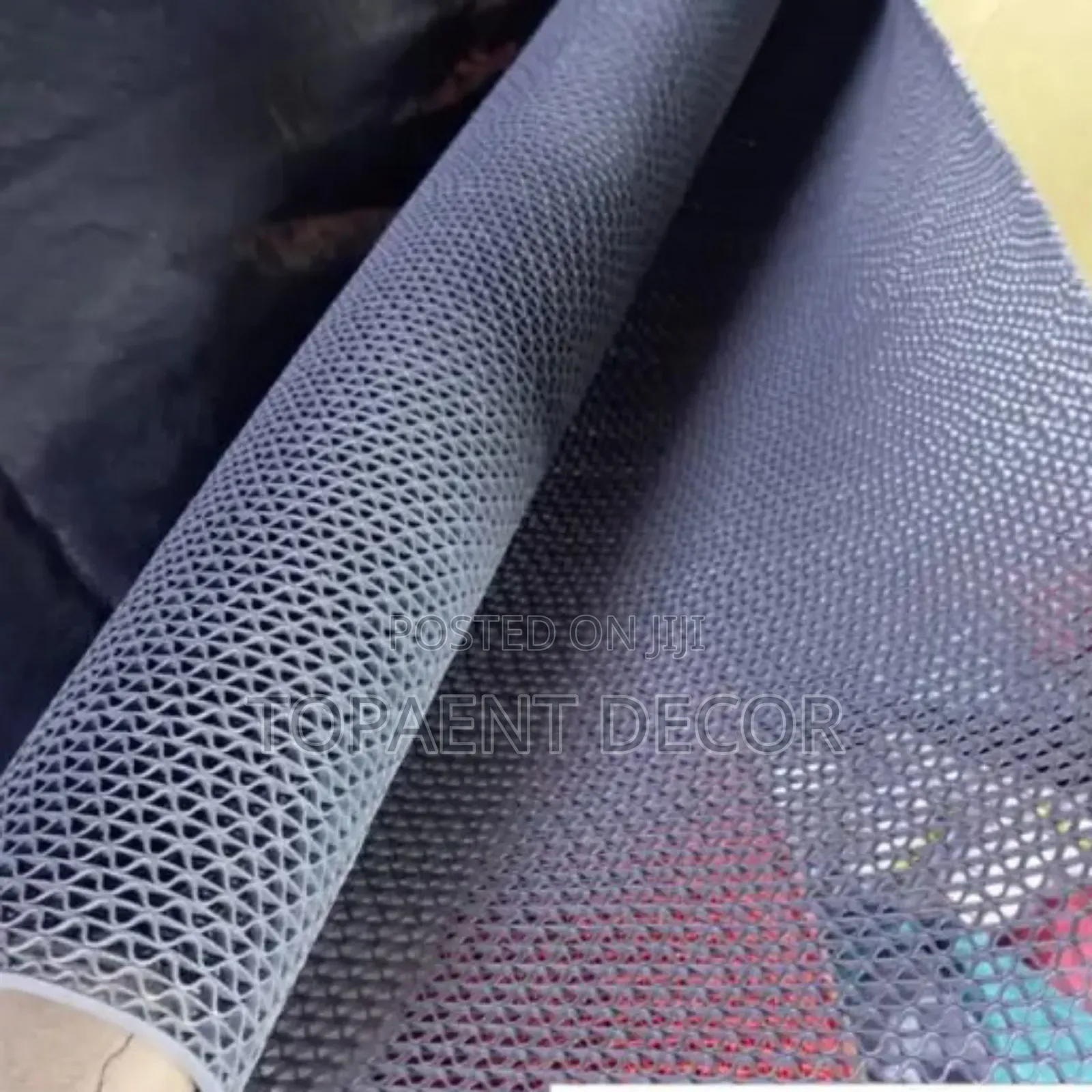 Grey Non Slip With Good Grip Perforated Pvc Antislip Mats