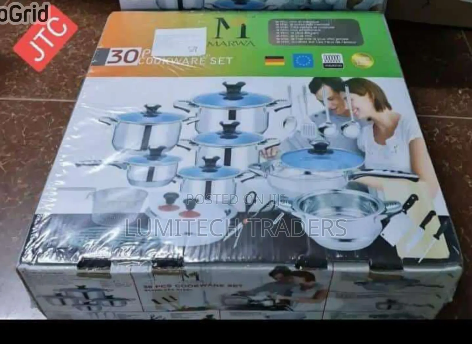 Marwa 30pcs Stainless Steel Cookware Set