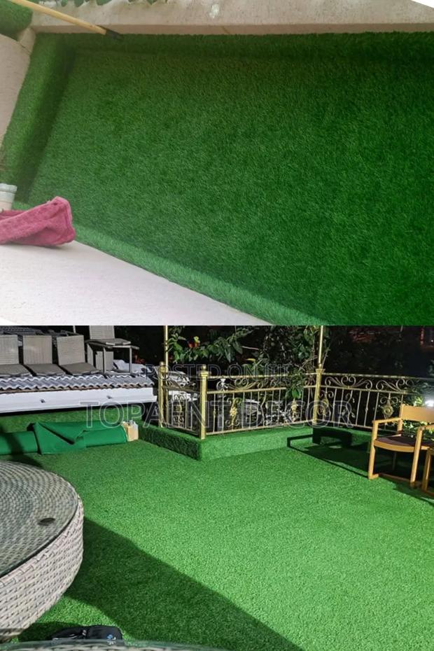 25mm Evergreen Beauty Artificial Green Grass Carpet - main view