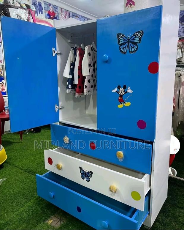 Children Mini- Wardrobe With Drawers - main view