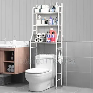 3-Tier Toilet Rack/Stand -White