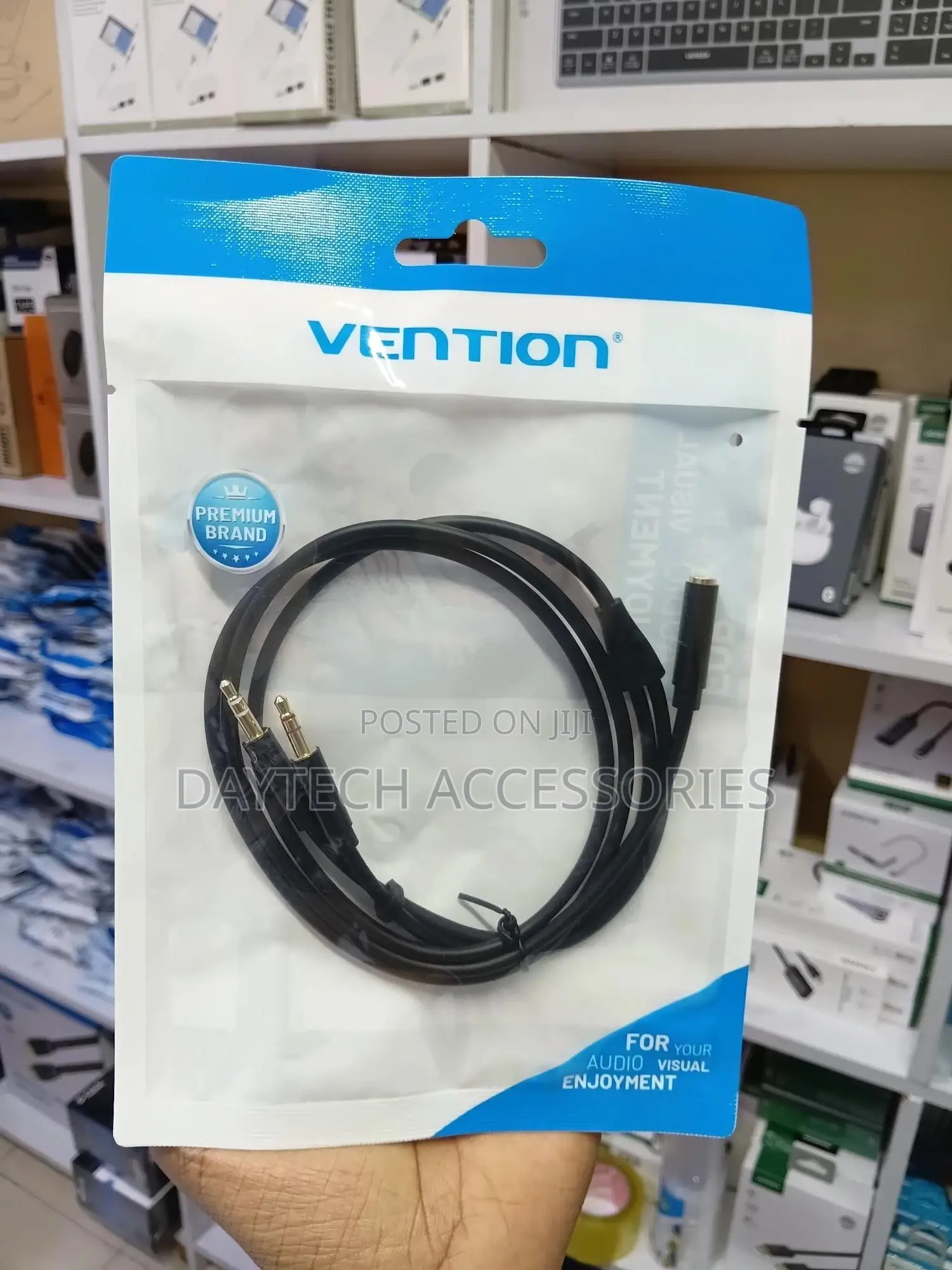 Vention Headphone Splitter 3.5mm Female to 2 Dual 3.5mm Male Aux Cable