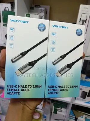 Vention Usb Type C to 3.5mm Jack Earphone Aux Adapter Audio Cable