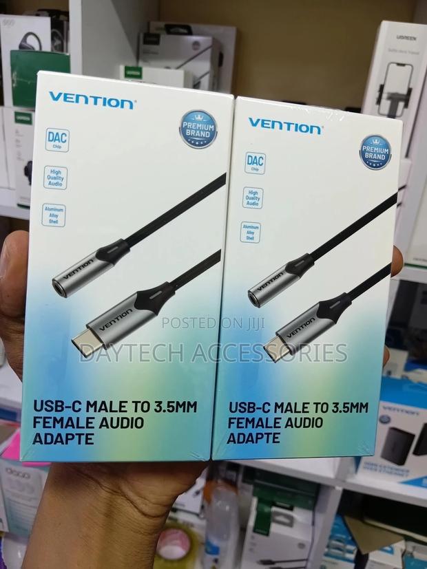 Vention Usb Type C to 3.5mm Jack Earphone Aux Adapter Audio Cable