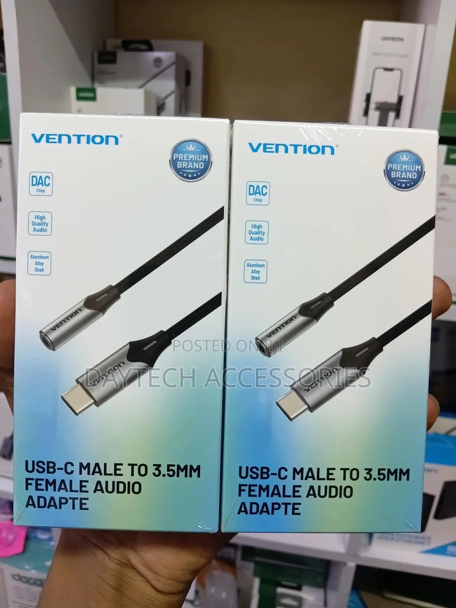 Vention Usb Type C to 3.5mm Jack Earphone Aux Adapter Audio Cable