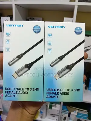 Vention Usb-C Male to 3.5mm Female Audio Adapter With Dac