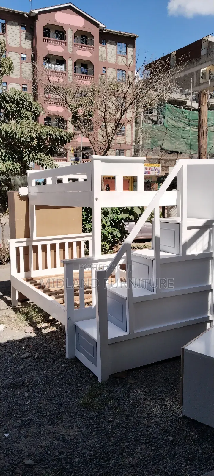 Wooden Double Decker Bunk Bed Available for Pick Up