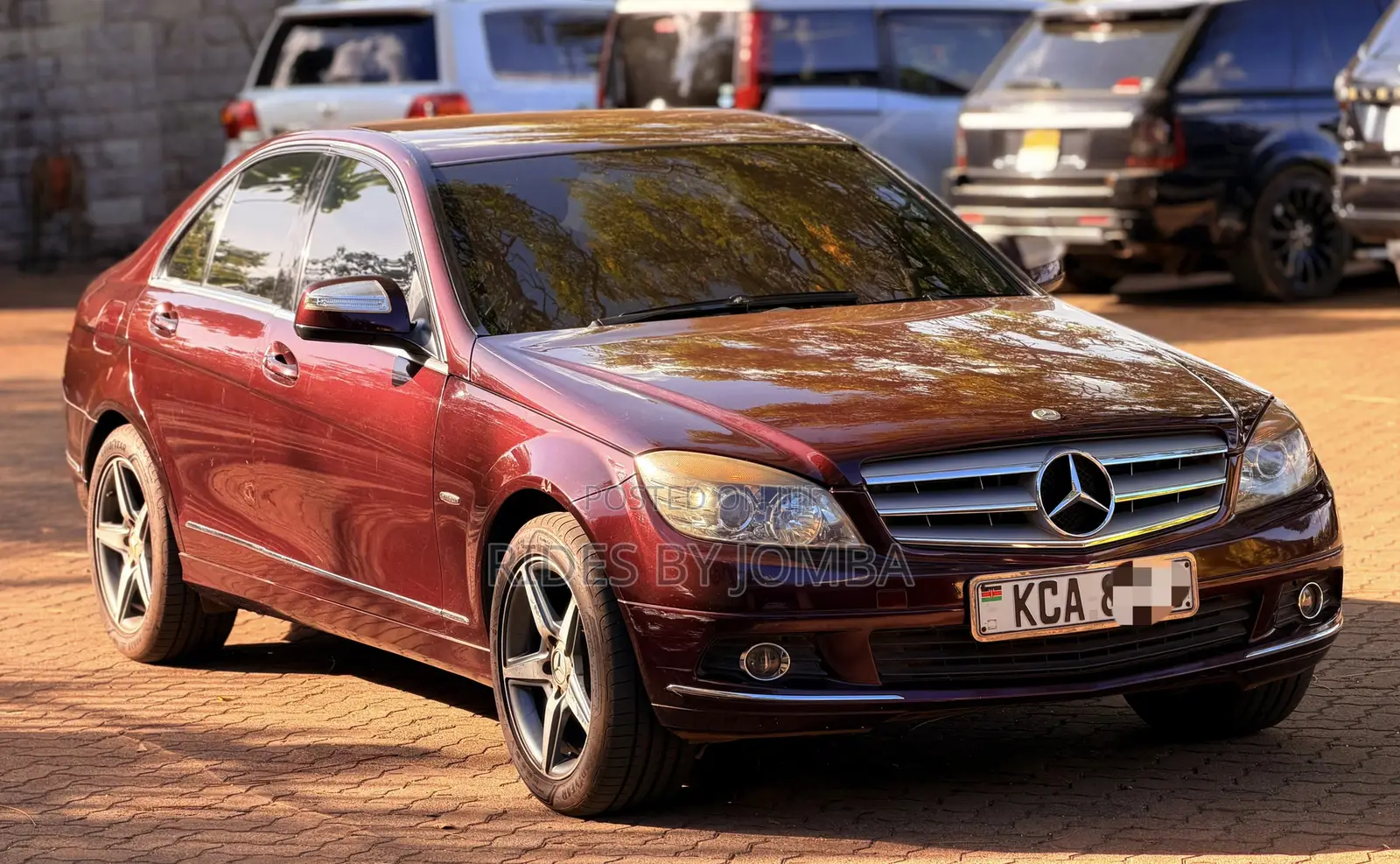 Mercedes-Benz C200 2008 Maroon