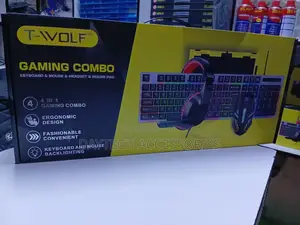 This Is a T-Wolf 4-in-1 Gaming Combo Set