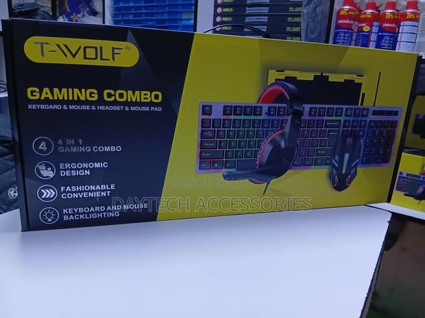 This Is a T-Wolf 4-in-1 Gaming Combo Set - thumbnail 3