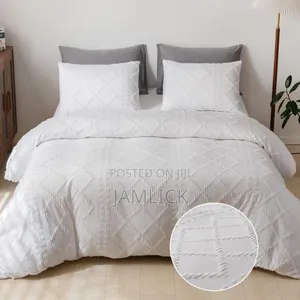 Luxury Tufted Wave Duvet Cover Set –Sk