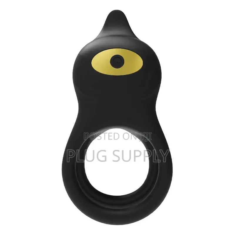Little Devil Lock Double Vibration Ring Men's Sex Vibration