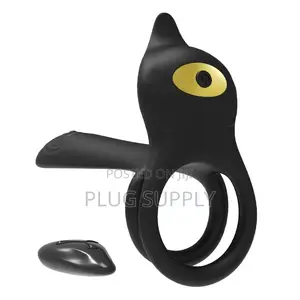 Little Devil Lock Double Vibration Ring Men's Sex Vibration